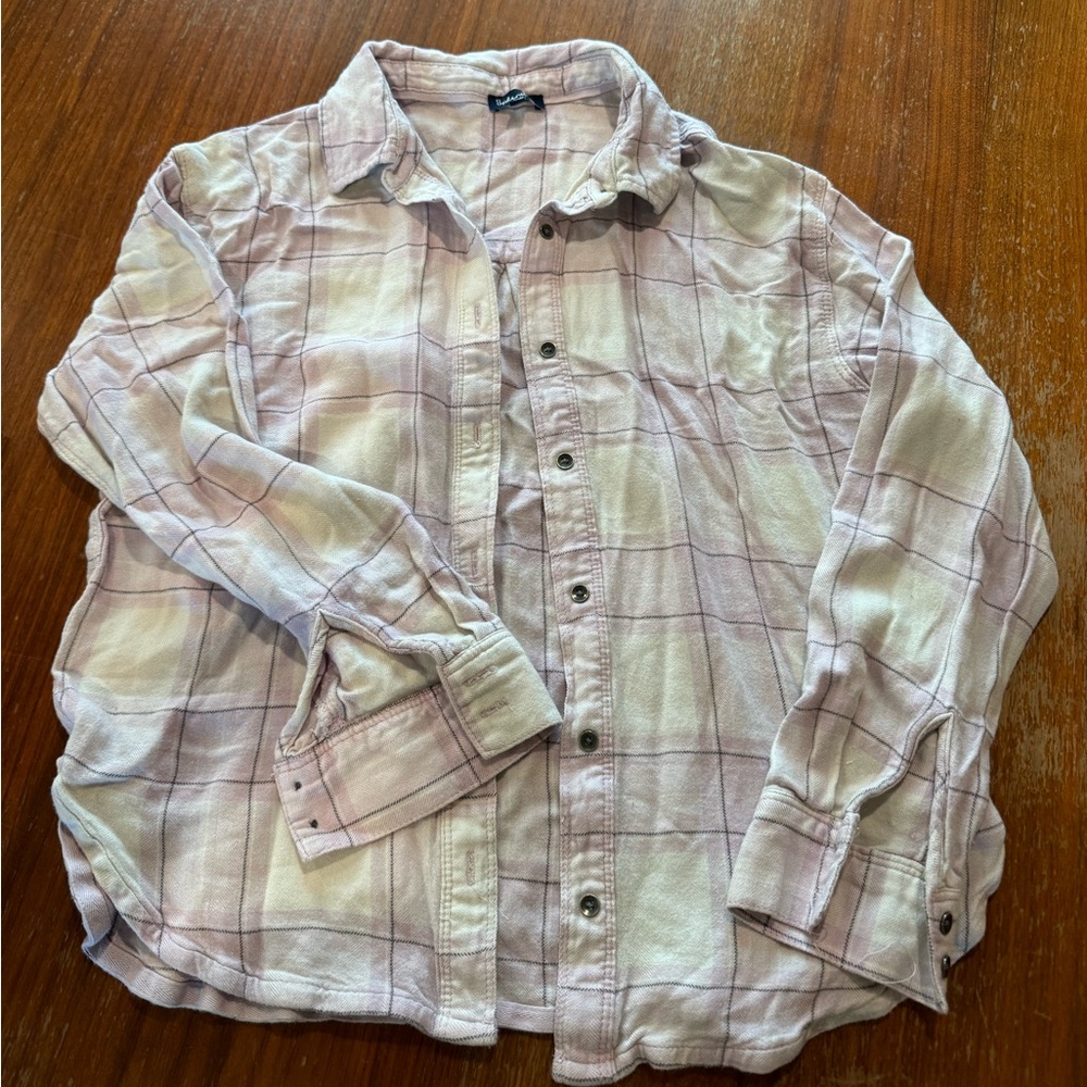 Pastel purple flannel